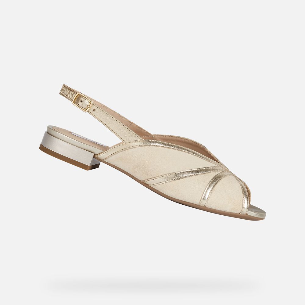 Geox Bayan Sandalet Altın - Wistrey - WKR-601379